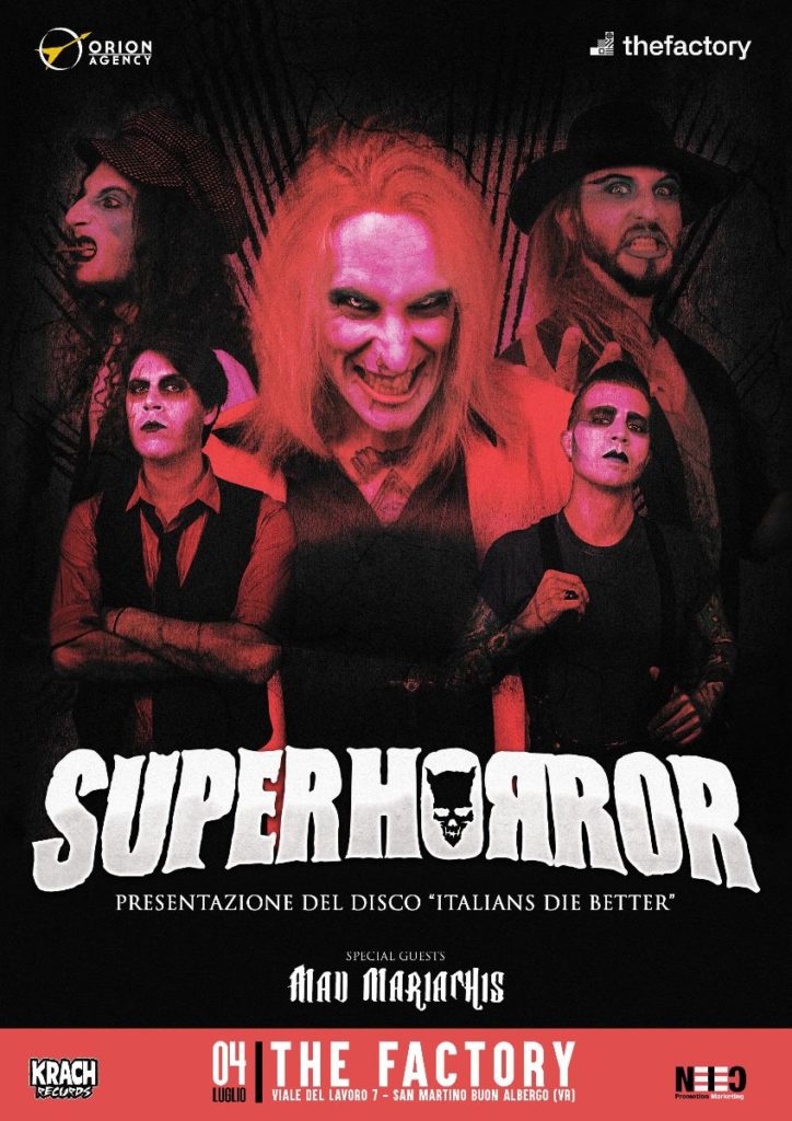 SUPERHORROR - Esce la versione in vinile di “Italians Die Better”; release party il 4 Luglio