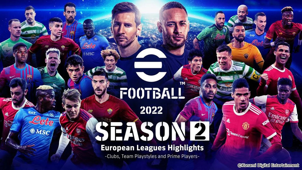 eFootball - Al via la season 2 e aggiornamento per dispositivi mobili da pes a “efootball™ 2022