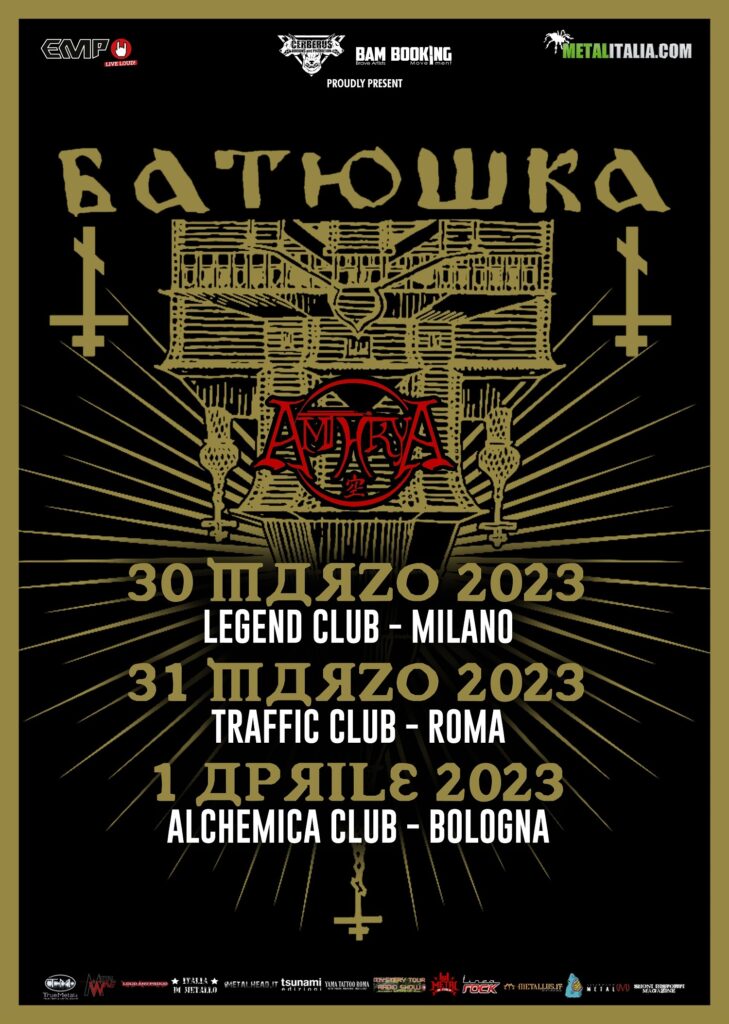 BATUSHKA - Tre date in italia a marzo