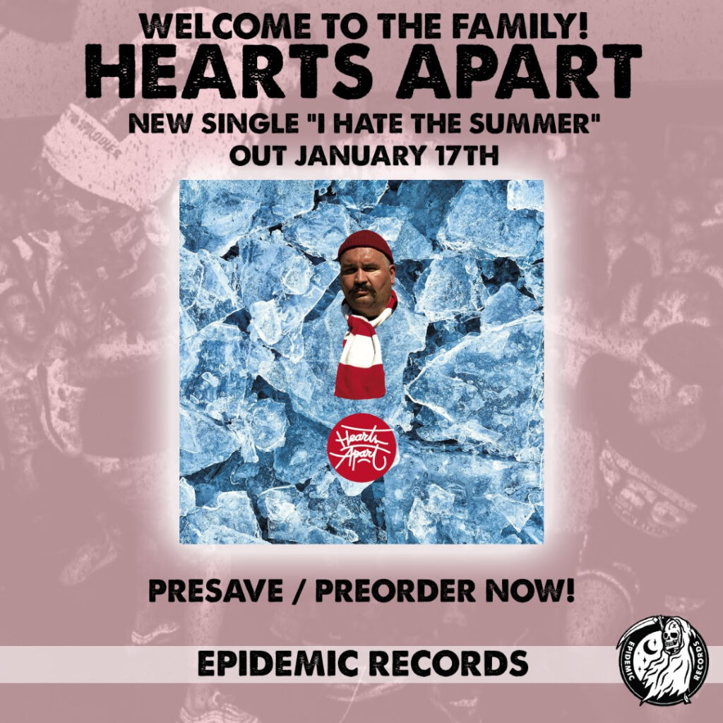 HEARTS APART - Fai il presave nuovo singolo, nuovo EP per Epidemic Records