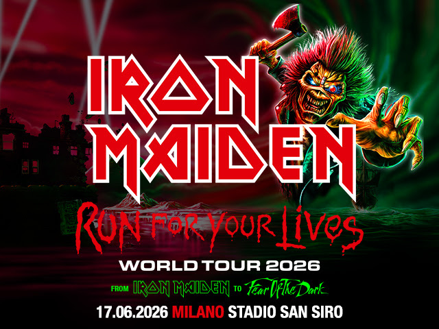 IRON MAIDEN - Una data allo Stadio San Siro di Milano a giugno 2026
